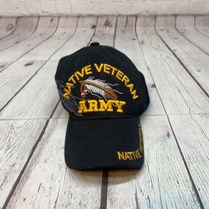 Native Veteran Army hat.